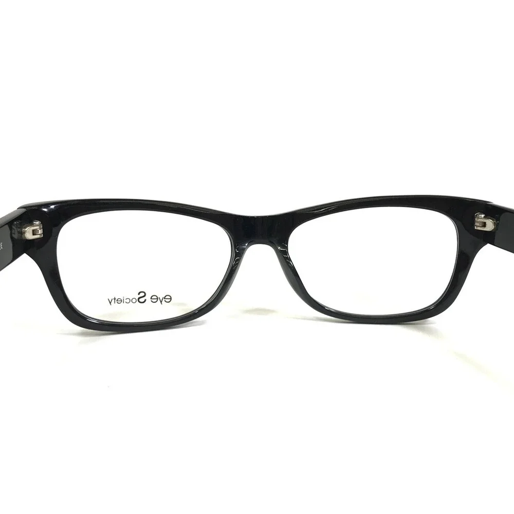 Eye Society Eyeglasses Frames brush 1901 COL.B01 Black Wood Grain 54-17-140